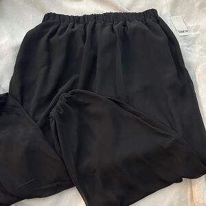 Bar III Women's High Rise Sheer Harem Pants size S